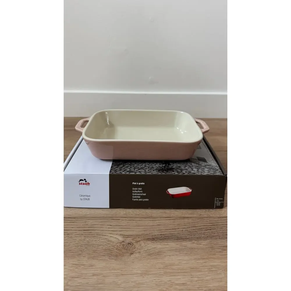 Staub Ceramic Rectangular Gratin Baking Dish 7.5